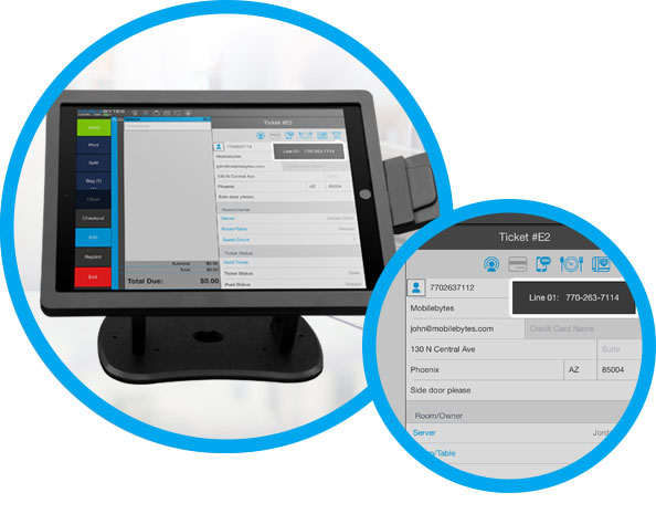 MobileBytes integrated caller ID